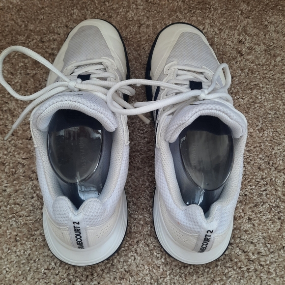 Adidas Gamecourt 2 Tennis Shoes White Navy Mesh Athletic Sneakers Size 8 main image 10